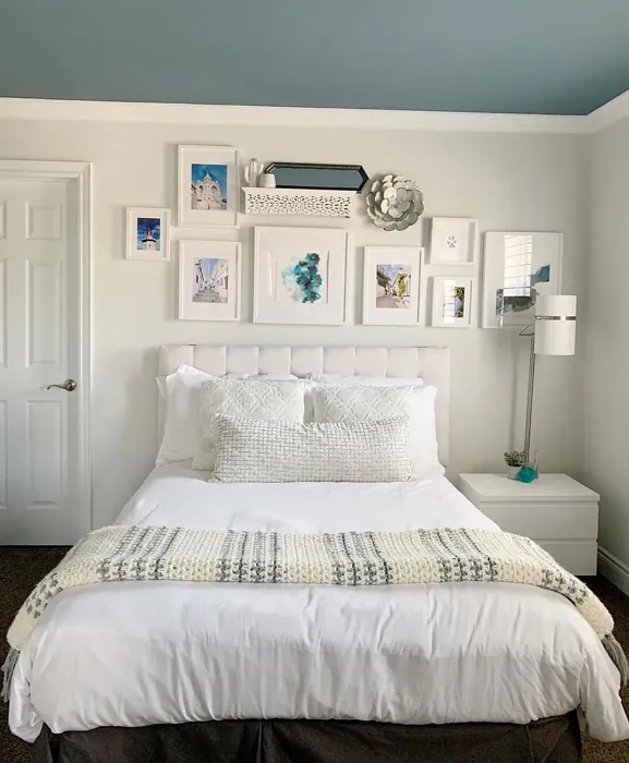Benjamin Moore Silver Satin bedroom paint review