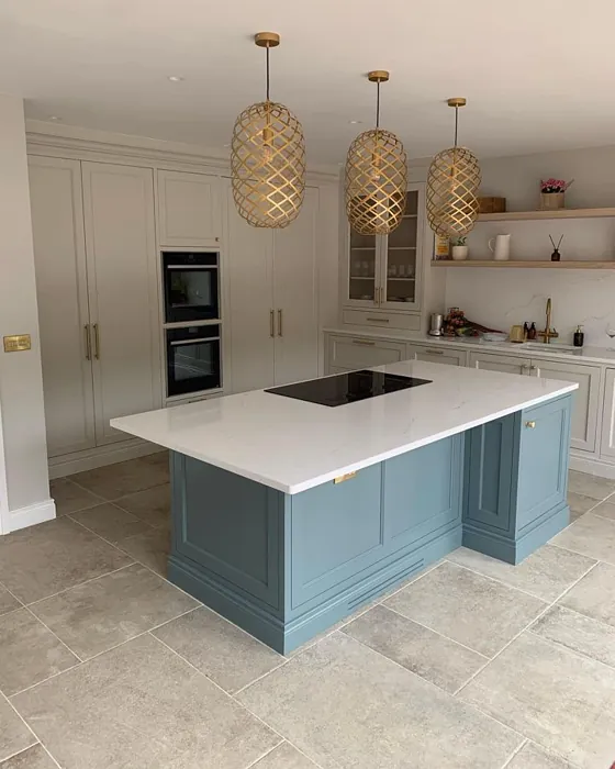 Farrow and Ball Skimming Stone 241 kitchen cabinets