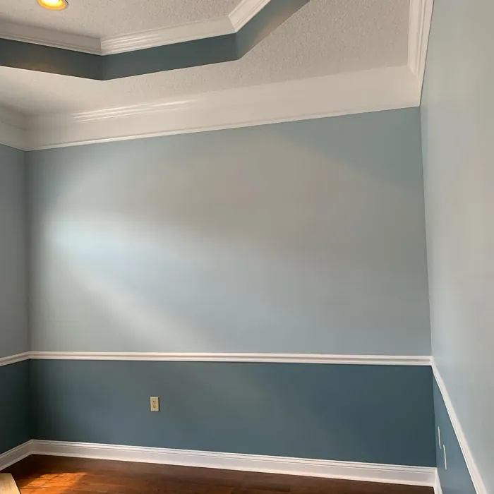 SW Sleepy Blue wall paint color review