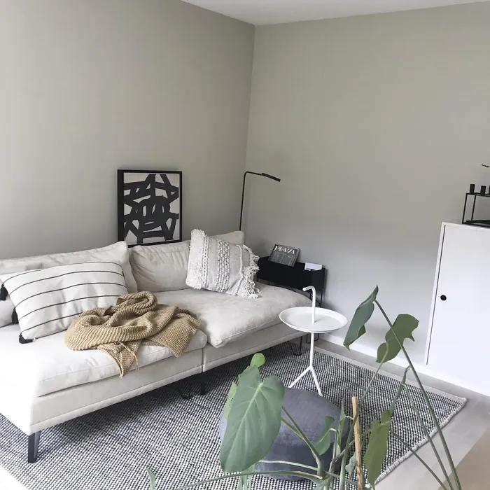 Jotun Smooth White scandinavian living room 