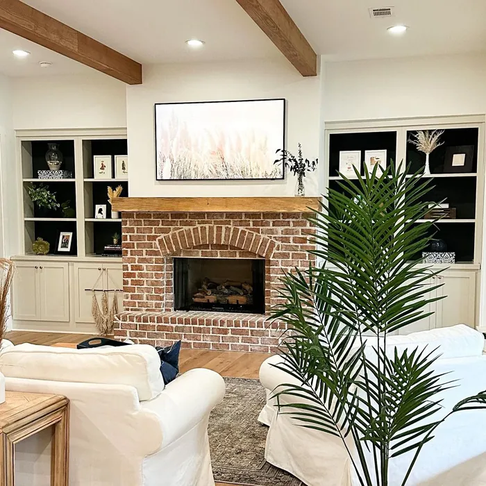 Snowbound Living Room Fireplace