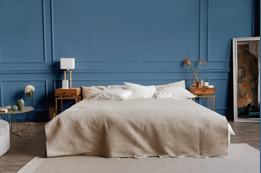 Sherwin Williams Sporty Blue bedroom