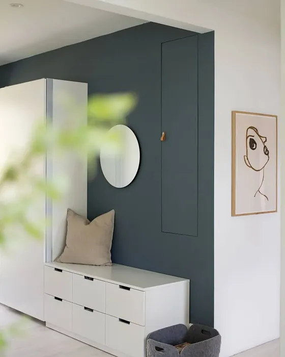 Jotun St. Pauls Blue accent wall color