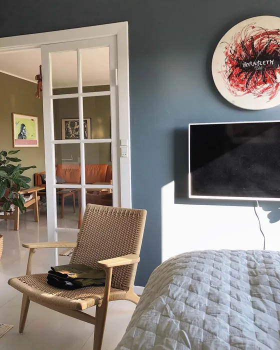 Jotun St. Pauls Blue living room review