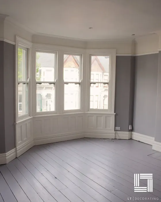 Dulux Steel Parade living room makeover