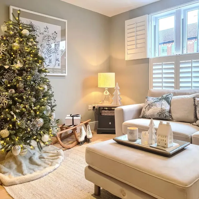 Grey Stone Green Dulux Heritage christmas interior