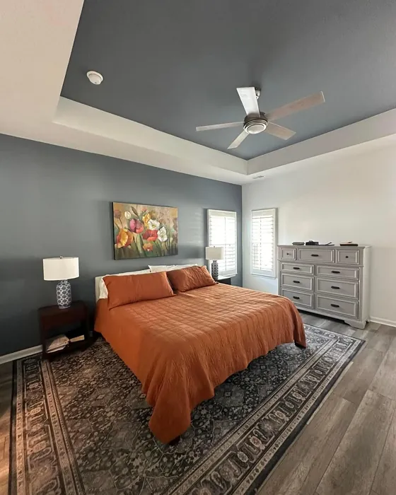 SW Storm Cloud bedroom paint