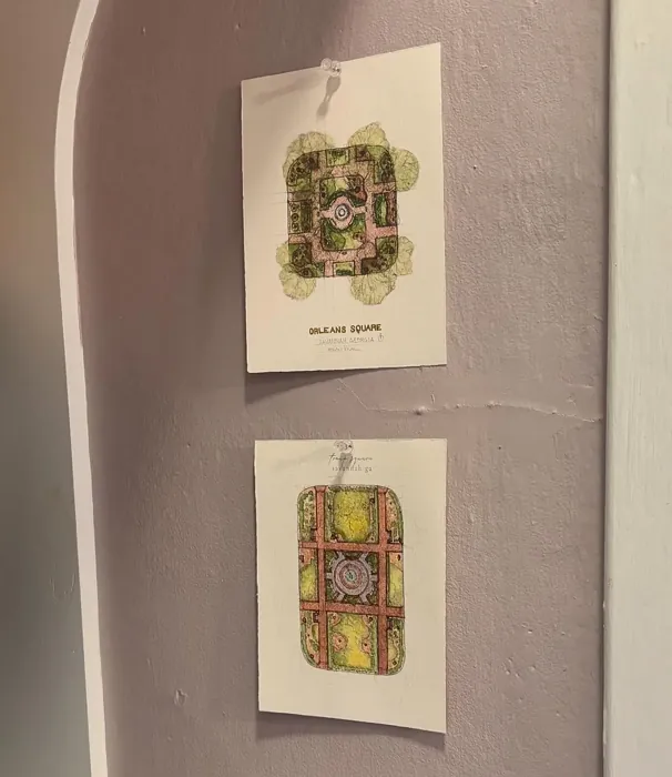 SW Studio Mauve hallway paint