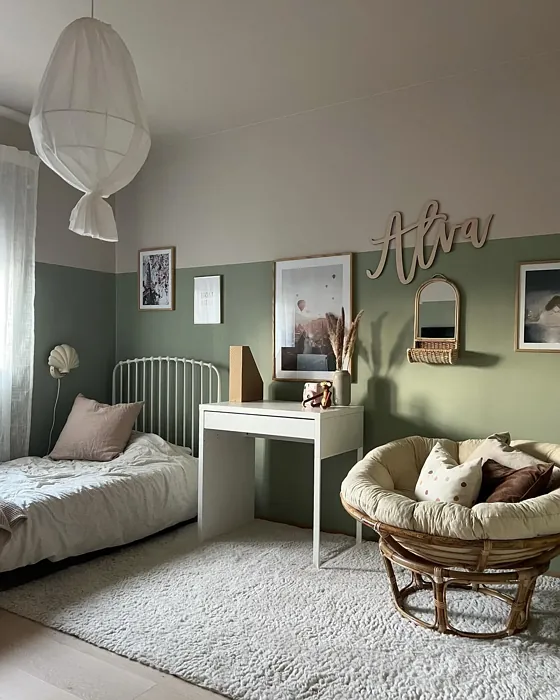 Subtle Green kids' room interior