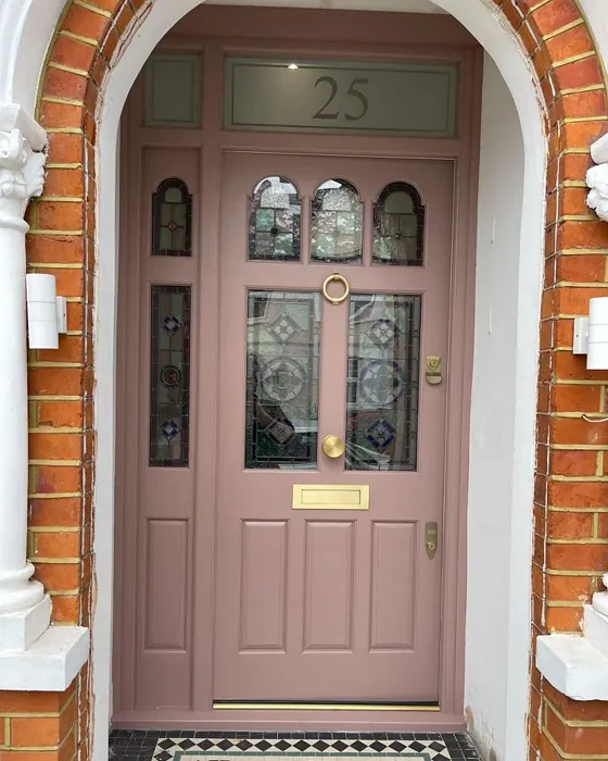 Farrow and Ball Sulking Room Pink 294 front door