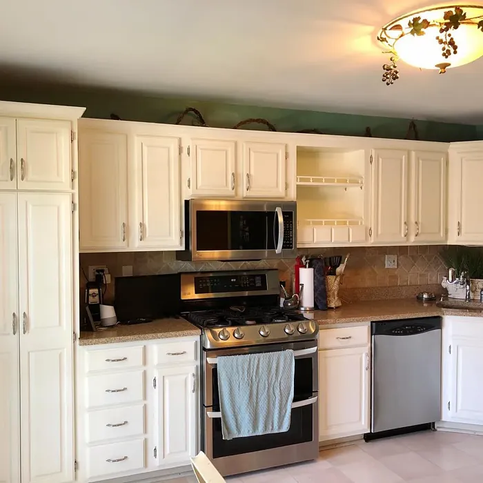 SW Summer White kitchen cabinets color