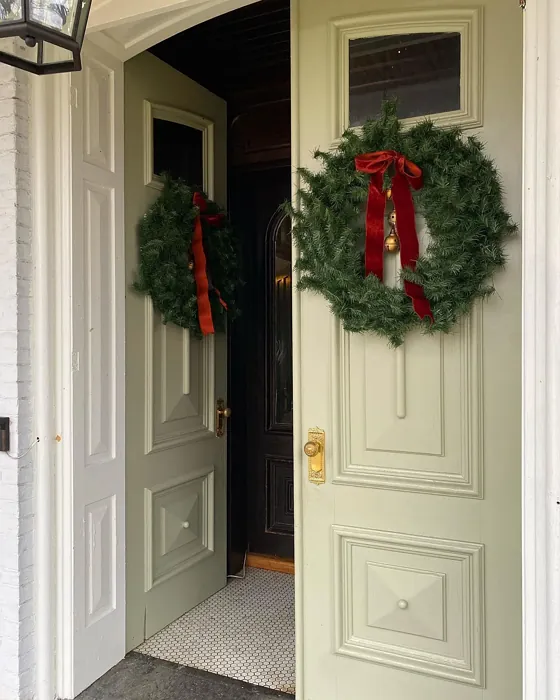 Sherwin Williams Svelte Sage front door color Sherwin Williams Svelte Sage front door color