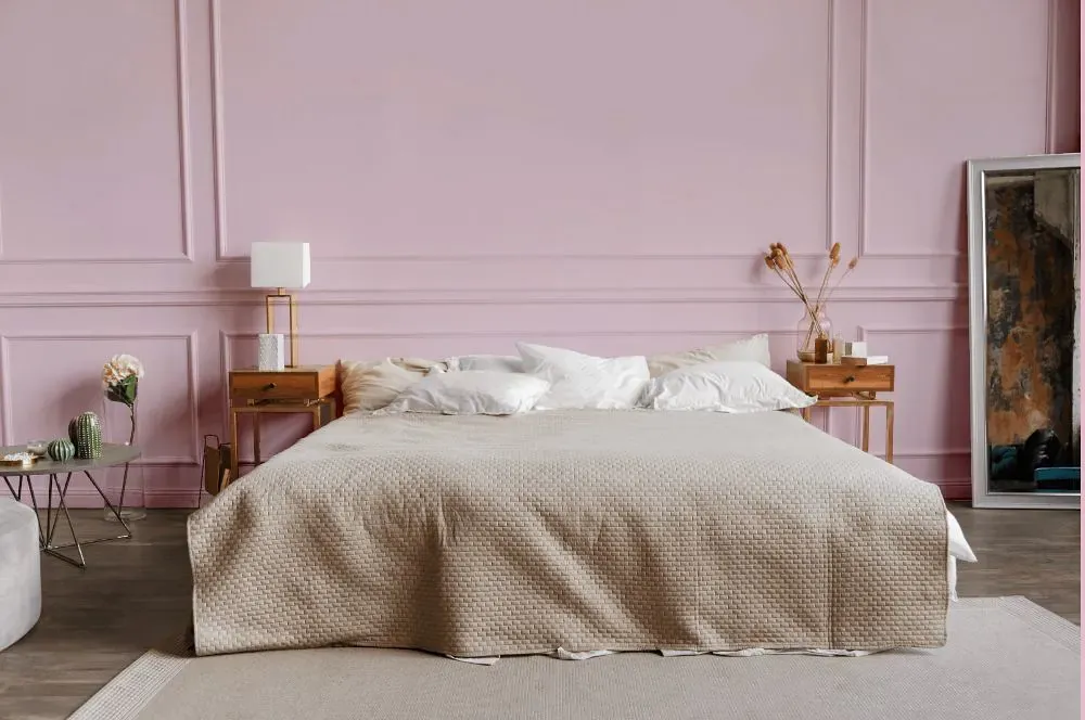 Sherwin Williams Teaberry bedroom