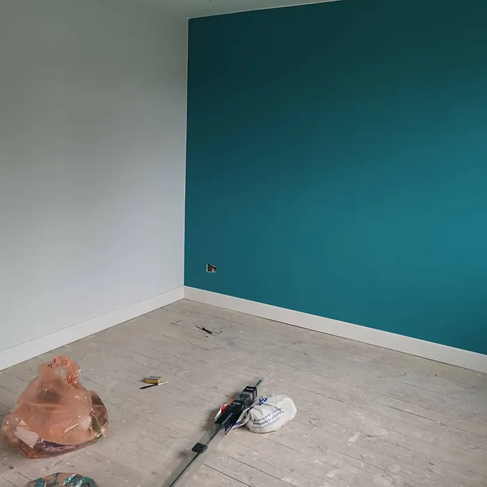 Dulux Teal Touch accent wall review