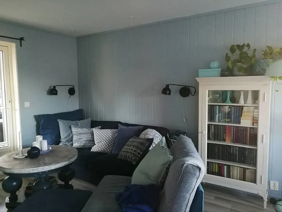 Jotun Teal Zen living room color review