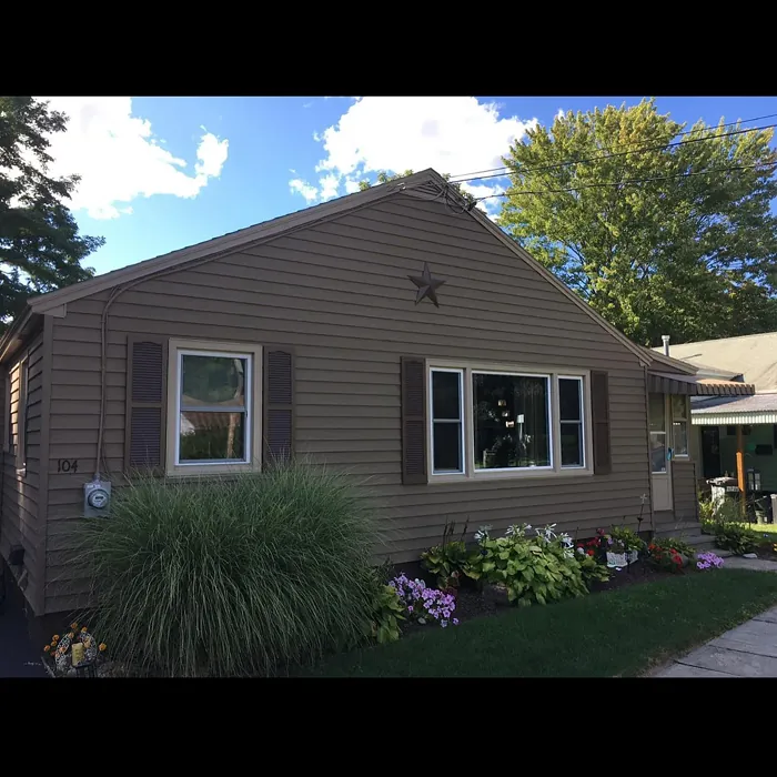 Sherwin Williams Threshold Taupe exterior paint review