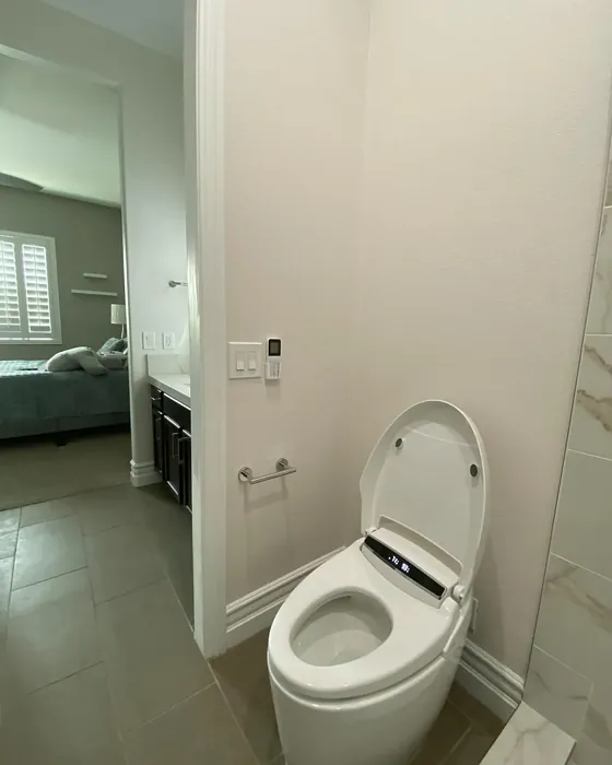 SW Toque White bathroom paint review