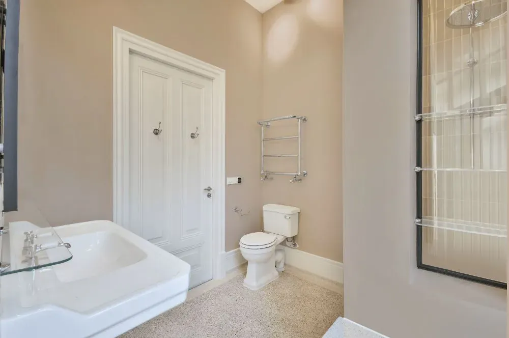 Sherwin Williams Touch of Sand bathroom