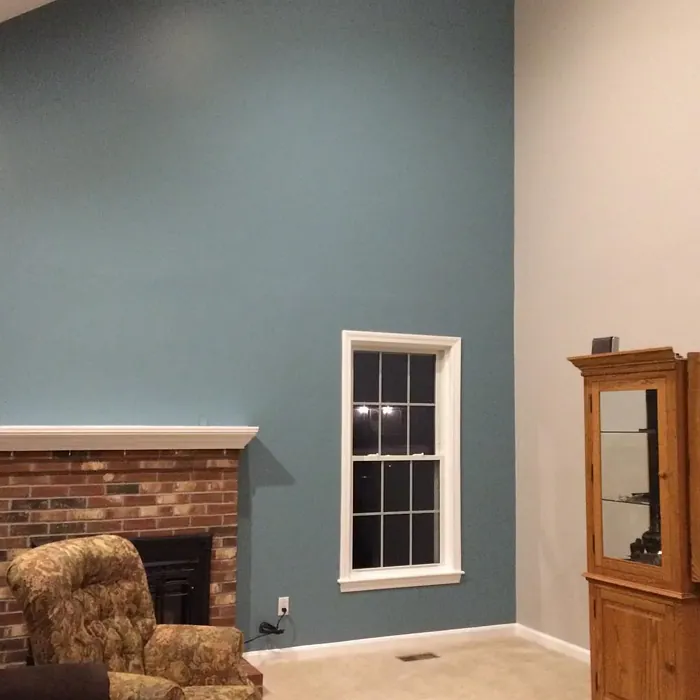 Sw 7611 Living Room Accent Wall