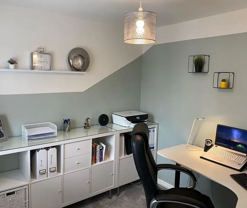 Dulux Tranquil Dawn home office interior