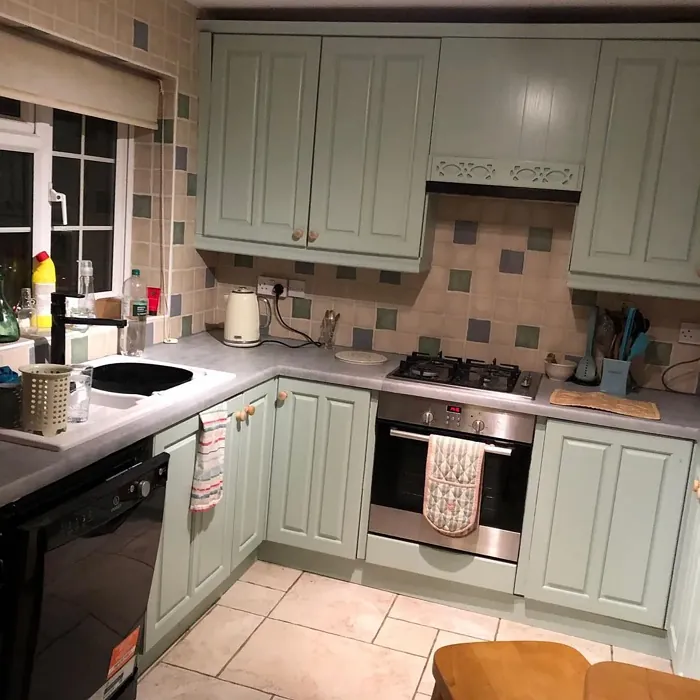 Dulux Tranquil Dawn kitchen cabinets picture