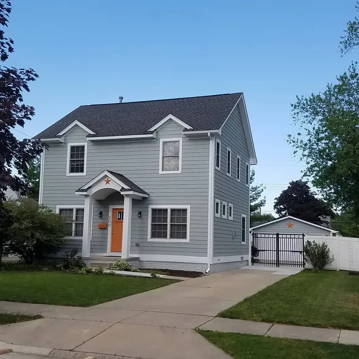 SW Unusual Gray house exterior 