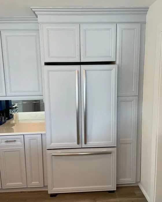 Sherwin Williams Upward kitchen cabinets 