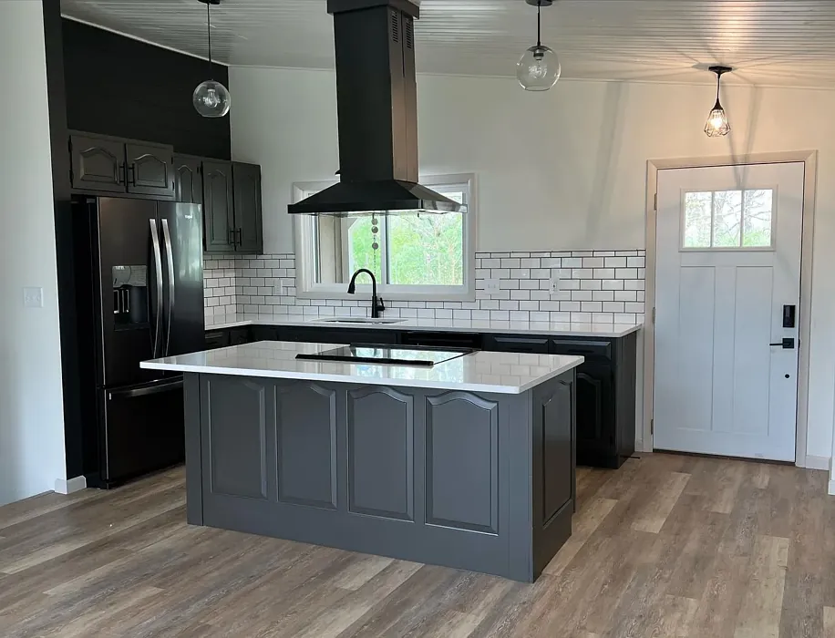 SW Urbane Bronze kitchen cabinets color