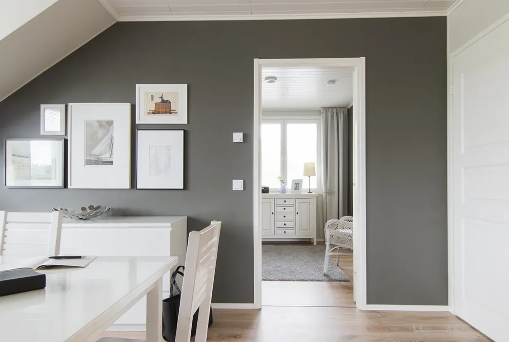 Interior with paint color Tikkurila  V497