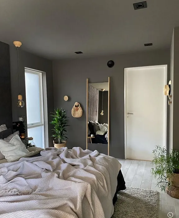 Jotun Vandyke Brown bedroom color