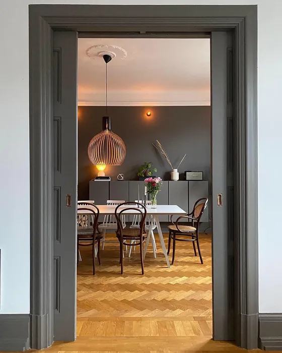 Jotun Vandyke Brown dining room color