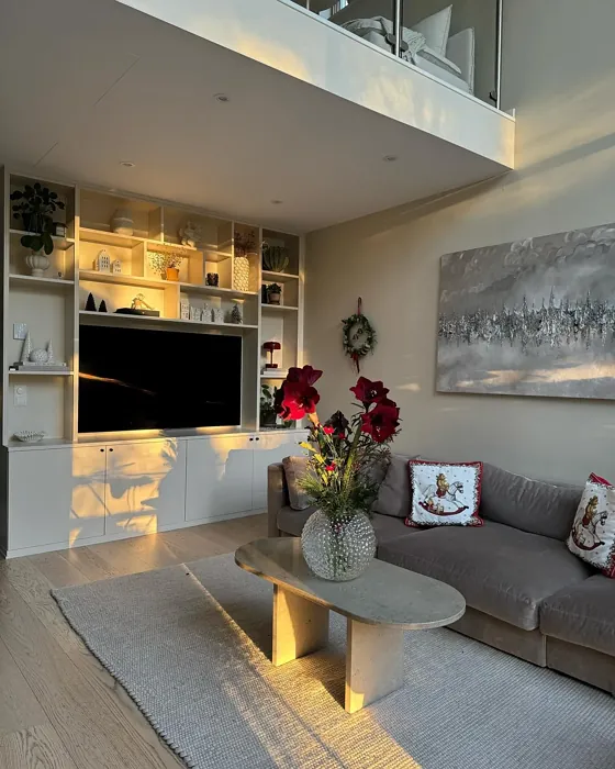 Jotun Vanilla Latte cozy living room review