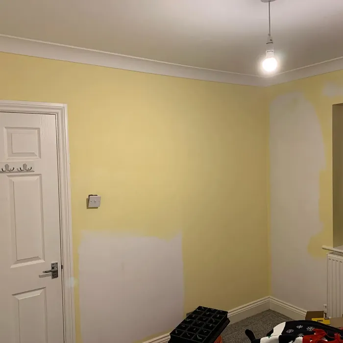 Dulux Lemon Chiffon 4 wall paint color