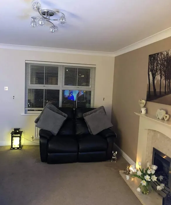 Dulux Vanilla White living room color