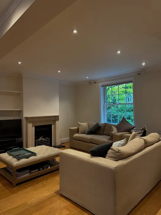 Dulux Vanilla White living room interior