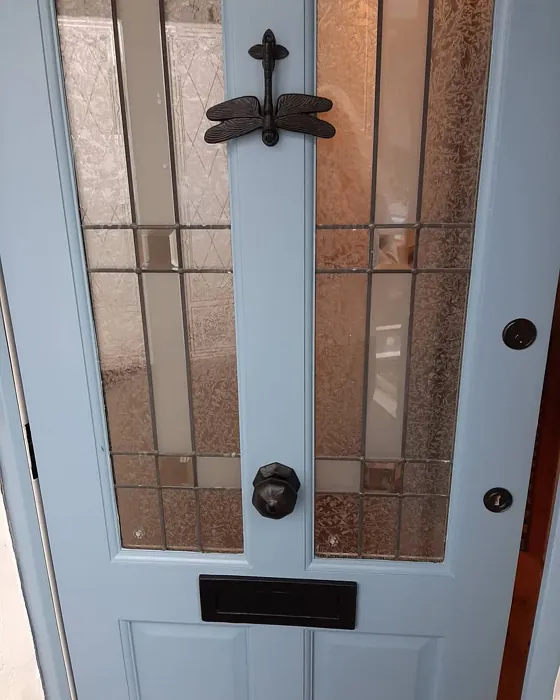 Dulux Vast Lake front door makeover