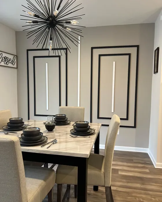 Sherwin Williams Versatile Gray dining room color