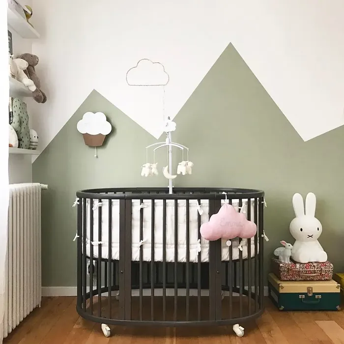 Farrow and Ball Vert De Terre kids' room 