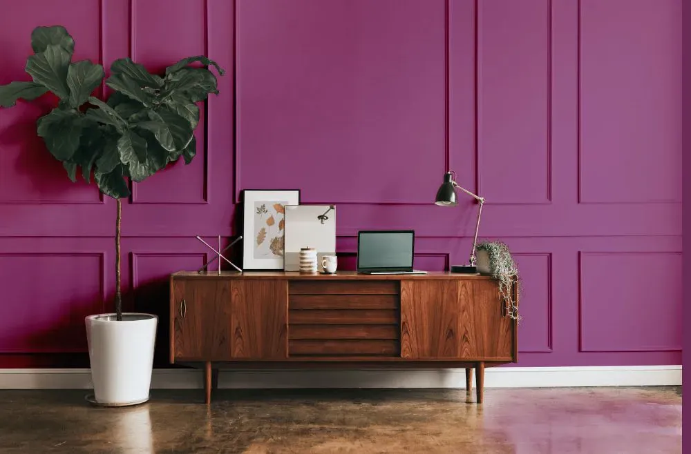 Sherwin Williams Verve Violet modern interior