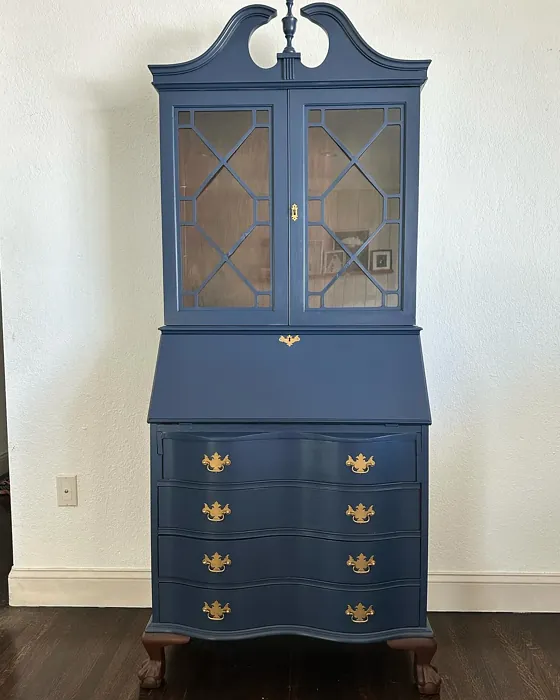 Behr Very Navy painted furniture 