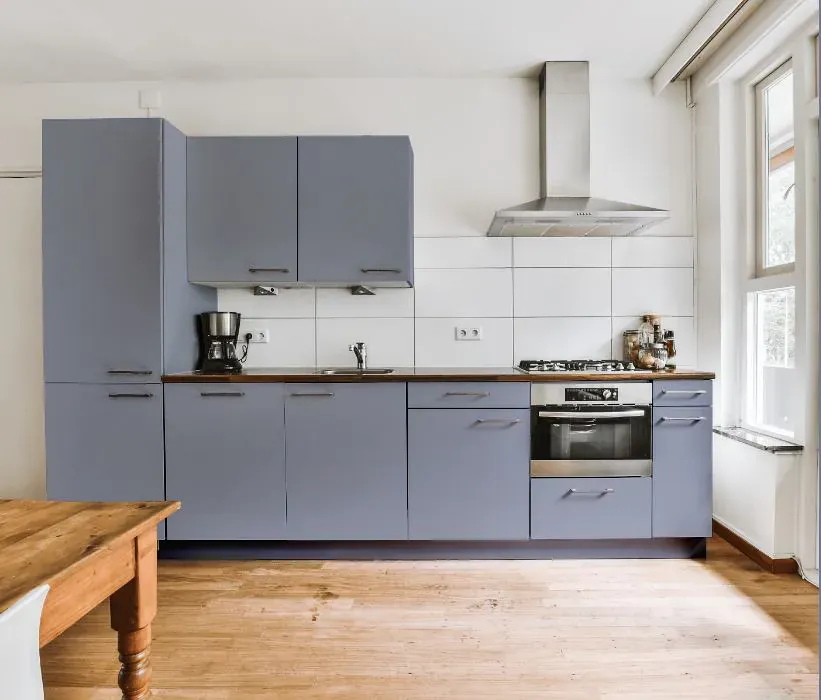 Sherwin Williams Vesper Violet kitchen cabinets