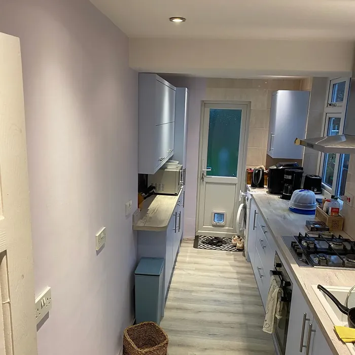 Dulux Violet White kitchen paint