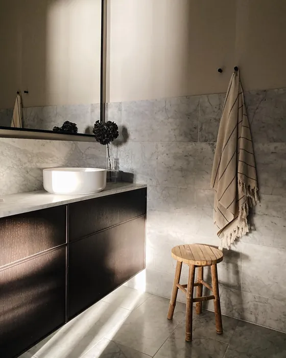 Jotun Washed Linen scandinavian bathroom makeover