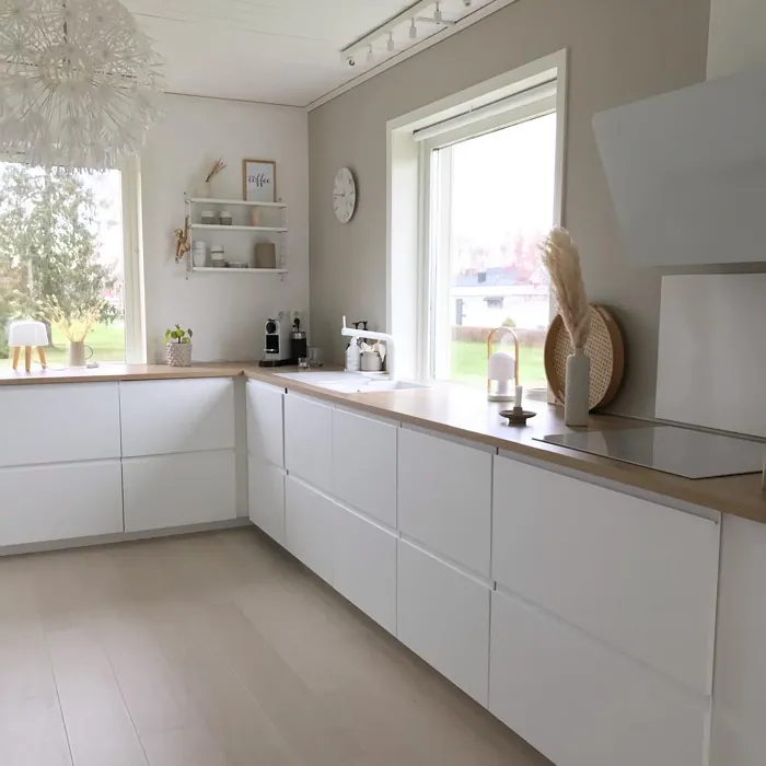 Jotun Washed Linen scandinavian kitchen interior