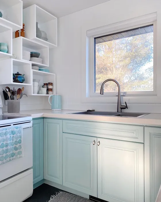 SW 6478 kitchen cabinets 