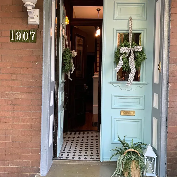 SW Watery front door color review