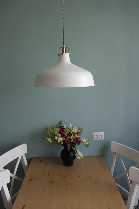 Interior with paint color Tikkurila Wave H440