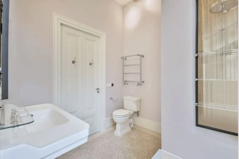 Sherwin Williams Whimsical White bathroom