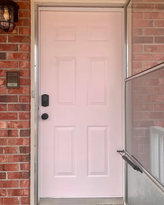 SW White Dogwood front door color