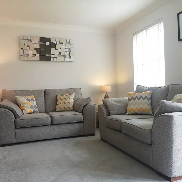 Dulux White Mist living room paint